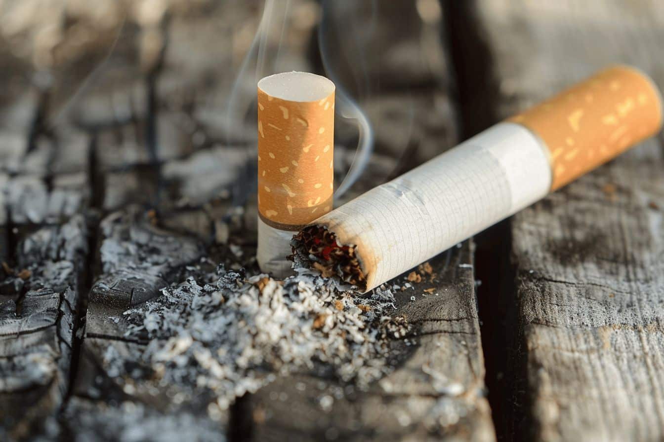 Cigarette nuisant aux défenses immunitaires  
Fumer affectant la santé du système immunitaire